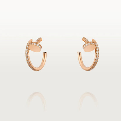 Miro JUSTE EARRINGS 12.75MM PINK GOLD DIAMOND