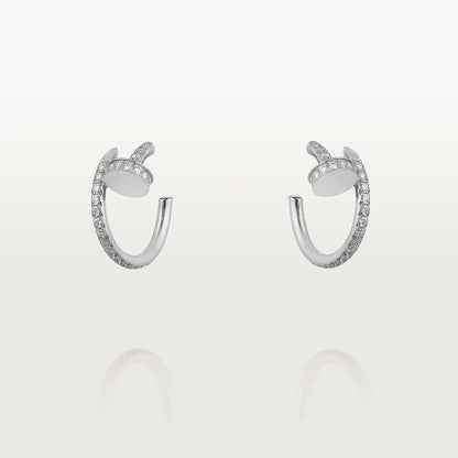 Miro JUSTE EARRINGS 12.75MM SILVER DIAMOND