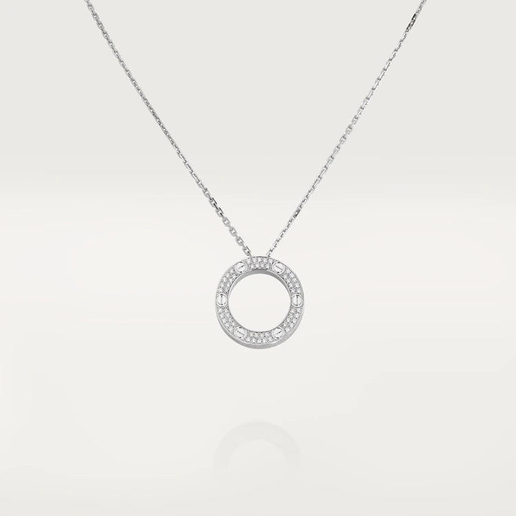 Miro LOVE NECKLACE ADJUSTABLE SILVER