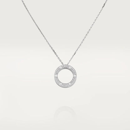 Miro LOVE NECKLACE ADJUSTABLE SILVER