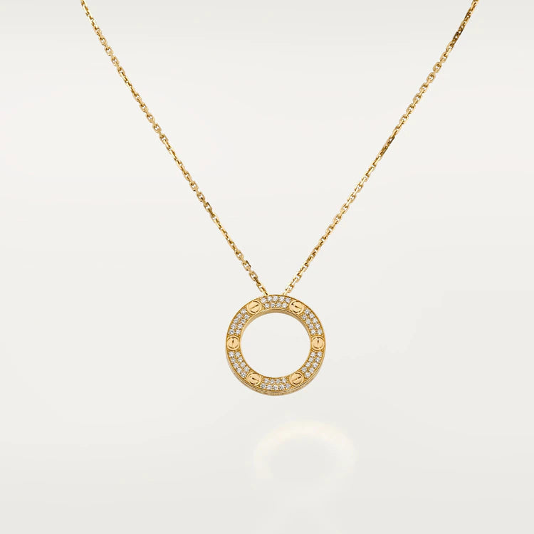 Miro LOVE NECKLACE ADJUSTABLE ROSE GOLD