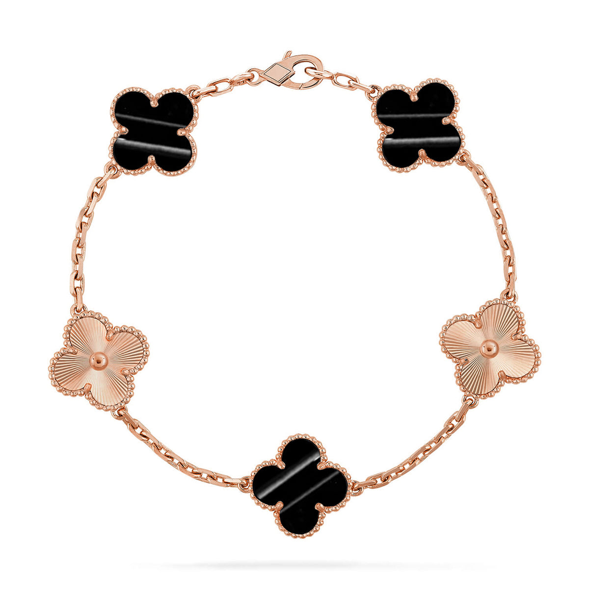 [Miro ]New  CLOVER 5 MOTIF PULSAR STONE BRACELET COLLECTION