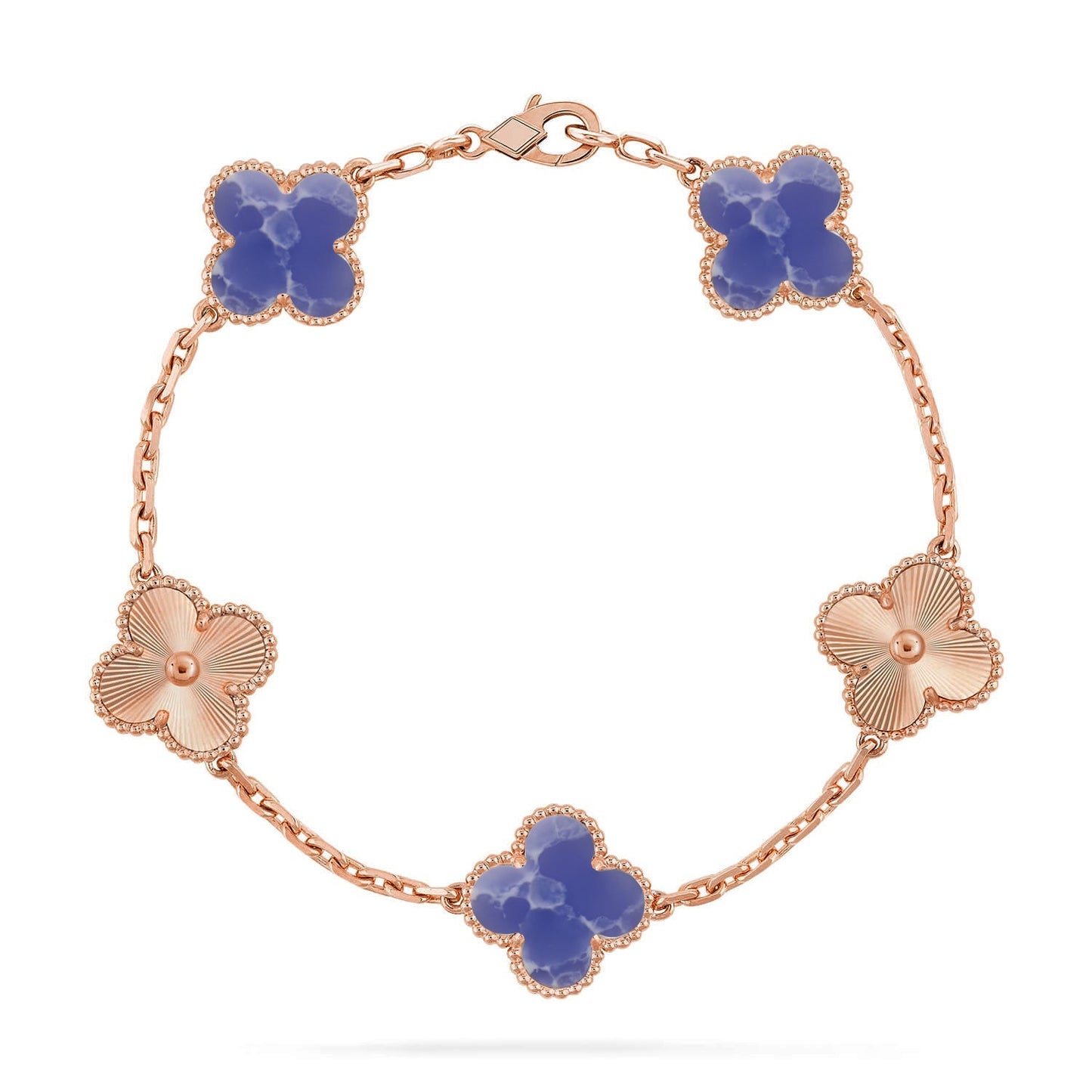 [Miro ]New CLOVER 5 MOTIF BLUE VEINS BRACELET COLLECTION
