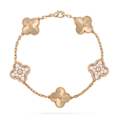 [Miro ]New  CLOVER 5 MOTIF LASER BRACELET COLLECTION