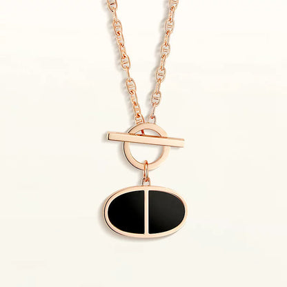 Miro CHAINE VERSO BLACK CERAMIC NECKLACE