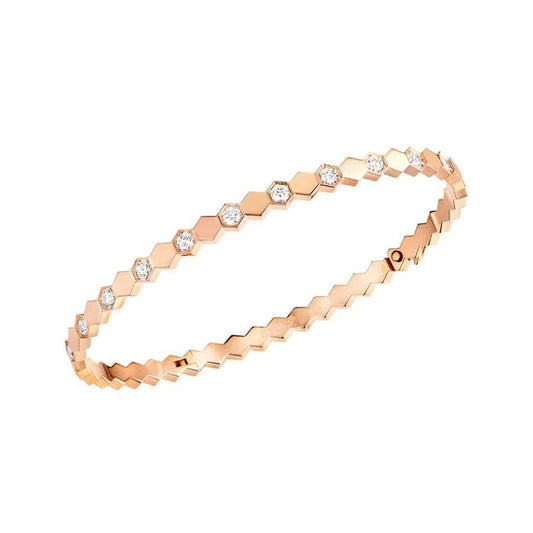 Miro BEE LOVE PINK GOLD DIAMOND BRACELET