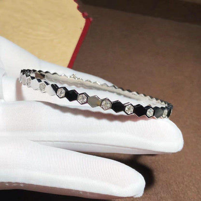 Miro BEE LOVE SILVER DIAMOND BRACELET