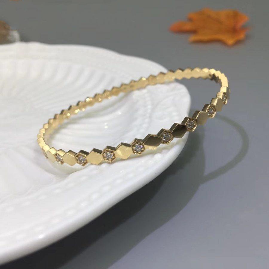 Miro BEE LOVE GOLD DIAMOND BRACELET
