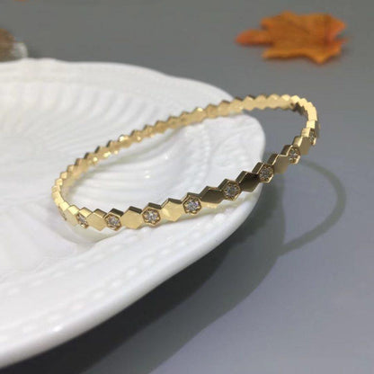 Miro BEE LOVE GOLD DIAMOND BRACELET