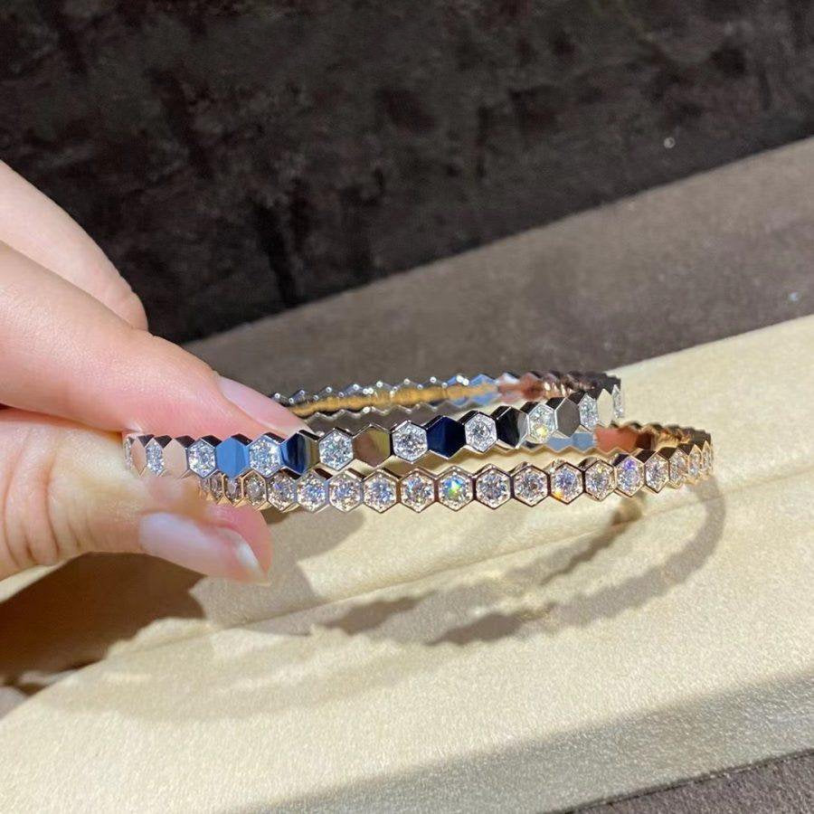 Miro BEE LOVE GOLD BRACELET FULL DIAMOND