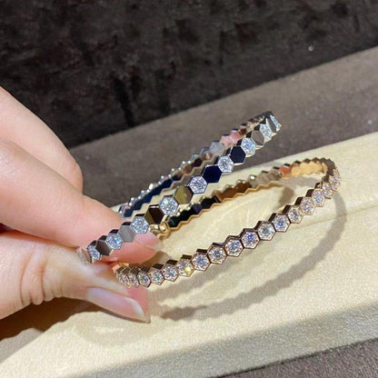 Miro BEE LOVE GOLD BRACELET FULL DIAMOND