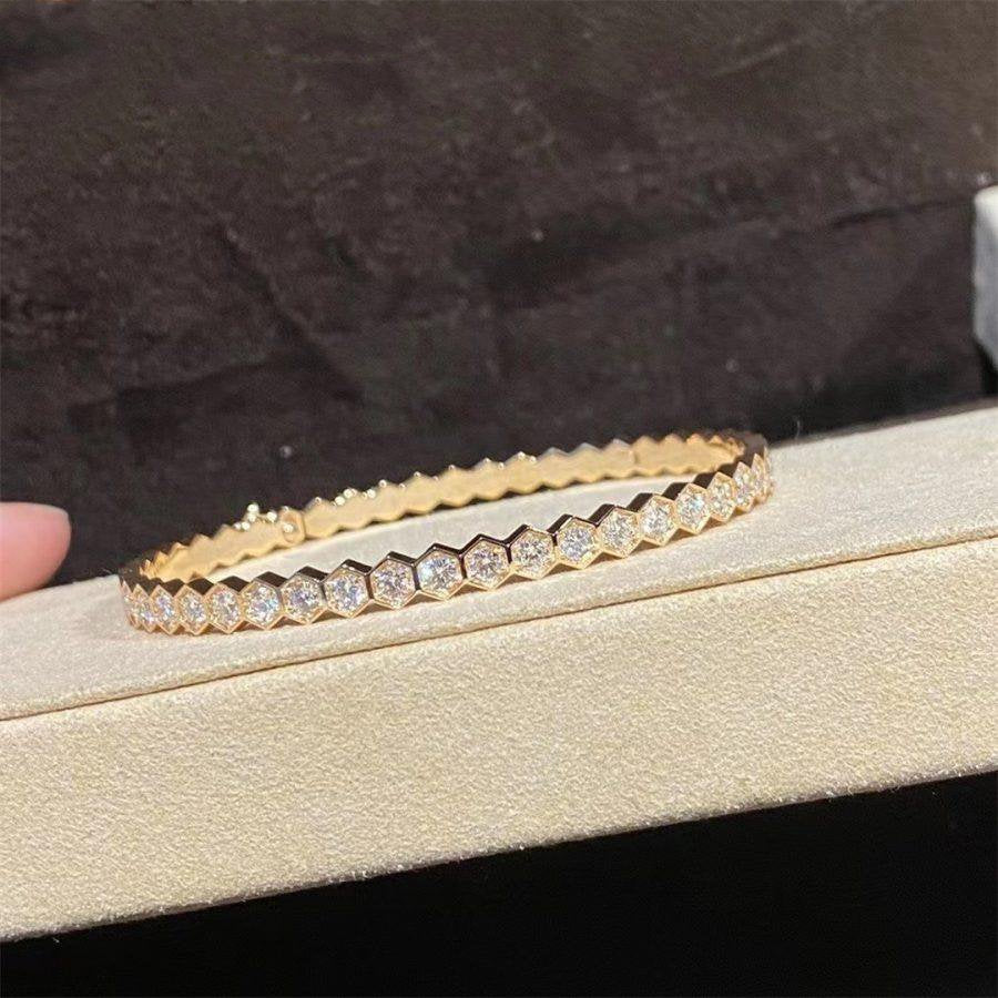 Miro BEE LOVE GOLD BRACELET FULL DIAMOND