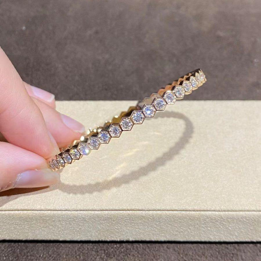 Miro BEE LOVE GOLD BRACELET FULL DIAMOND