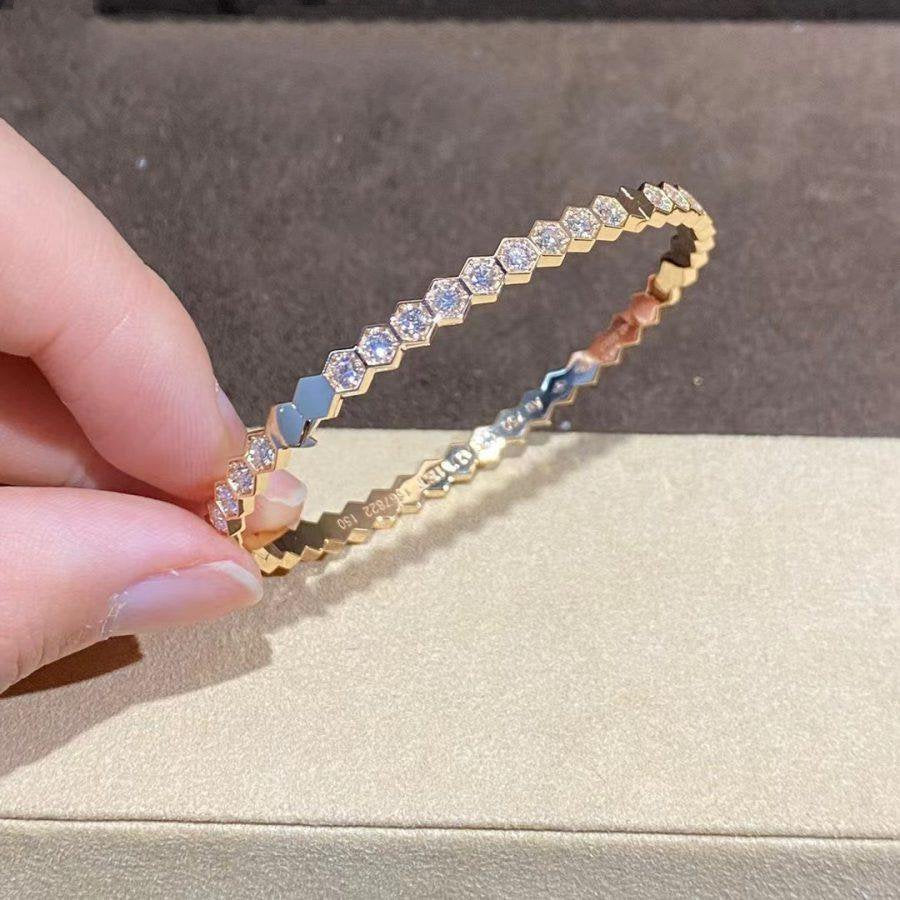 Miro BEE LOVE GOLD BRACELET FULL DIAMOND