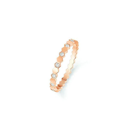 Miro BEE LOVE RING PINK GOLD DIAMOND