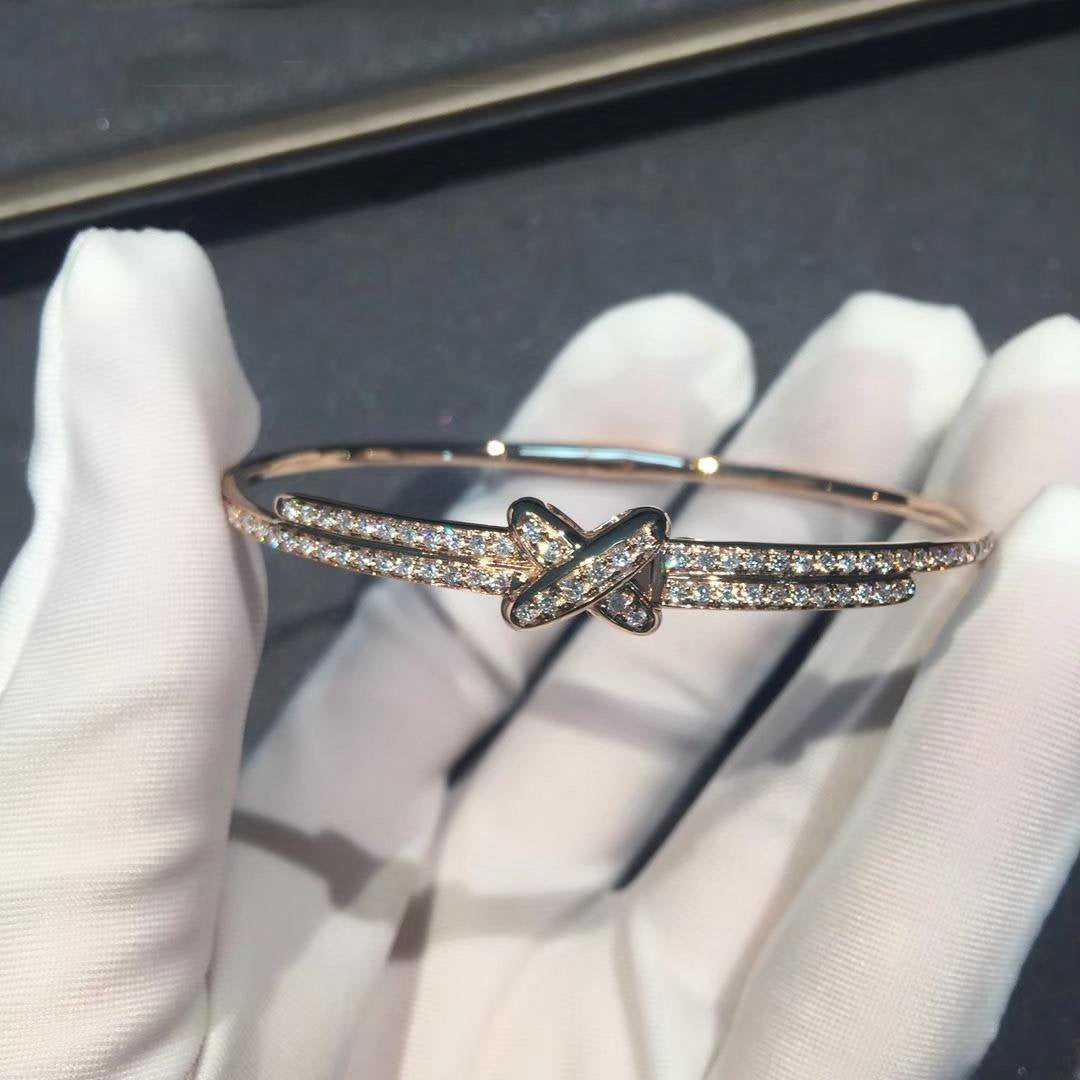 Miro JEUX DE BRACELET DIAMONDS PINK GOLD