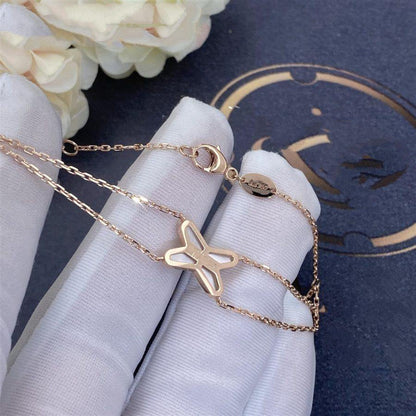 Miro JEUX BRACELET WHITE MOP PINK GOLD 1 DIAMOND