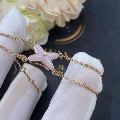 Miro JEUX BRACELET PINK MOP PINK GOLD 1 DIAMOND
