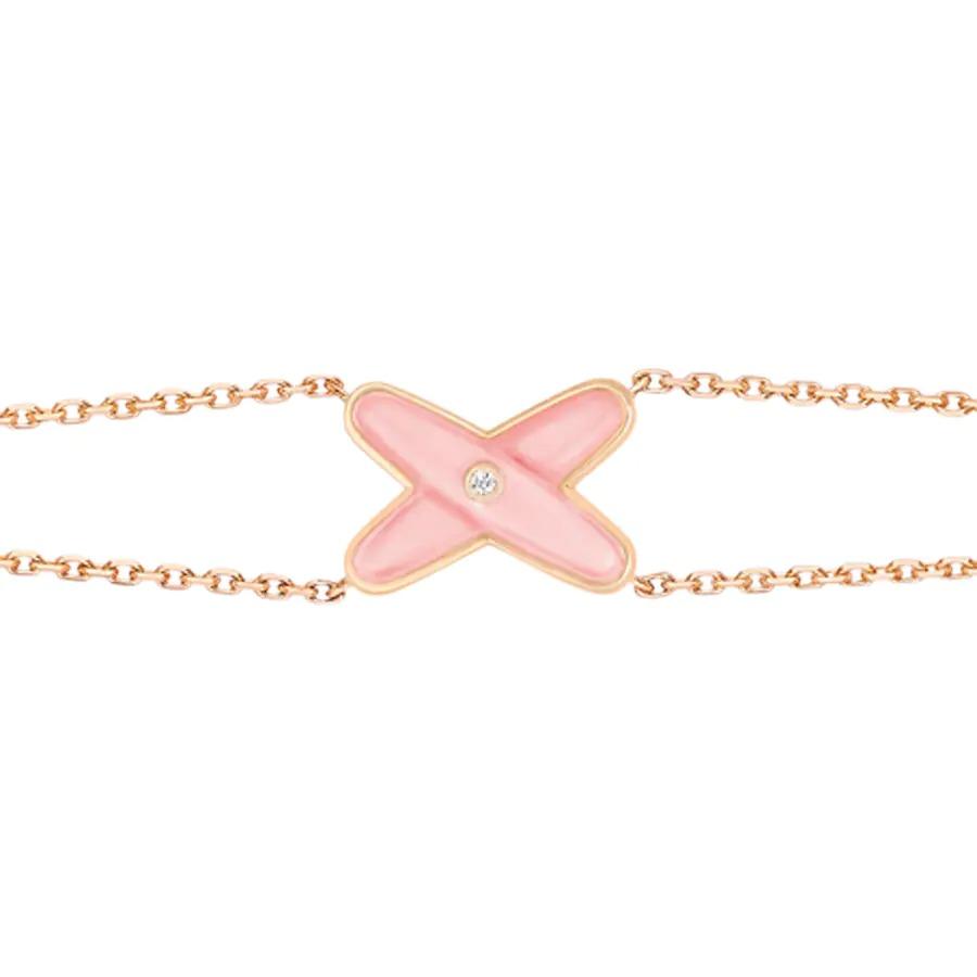 Miro JEUX BRACELET PINK MOP PINK GOLD 1 DIAMOND