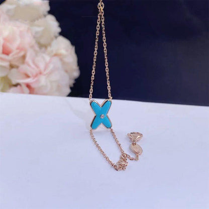 Miro JEUX BRACELET TURQUOISE PINK GOLD 1 DIAMOND