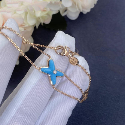 Miro JEUX BRACELET TURQUOISE PINK GOLD 1 DIAMOND