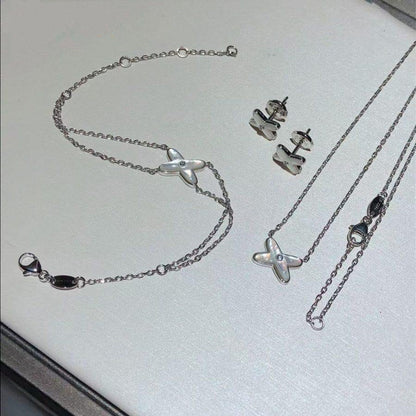 Miro JEUX BRACELET WHITE MOP SILVER 1 DIAMOND