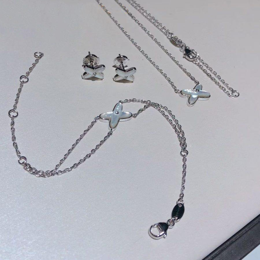 Miro JEUX BRACELET WHITE MOP SILVER 1 DIAMOND