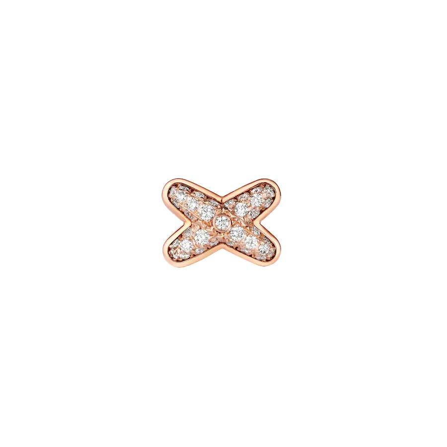 Miro JEUX DE PINK GOLD DIAMOND EARRINGS