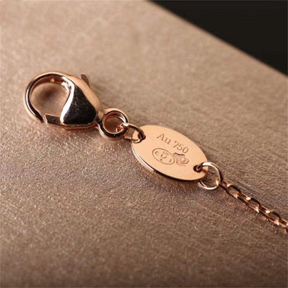 Miro Hollow Design Four-Leaf Clover Flower Shape Ring