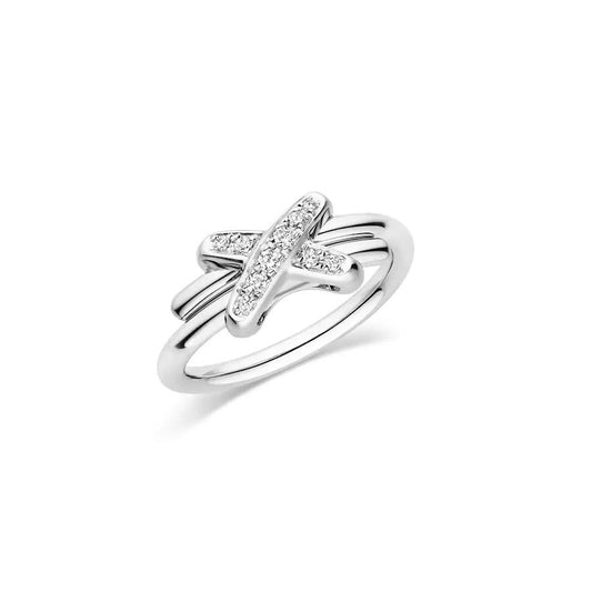 Miro JEUX DE SILVER DIAMOND RING