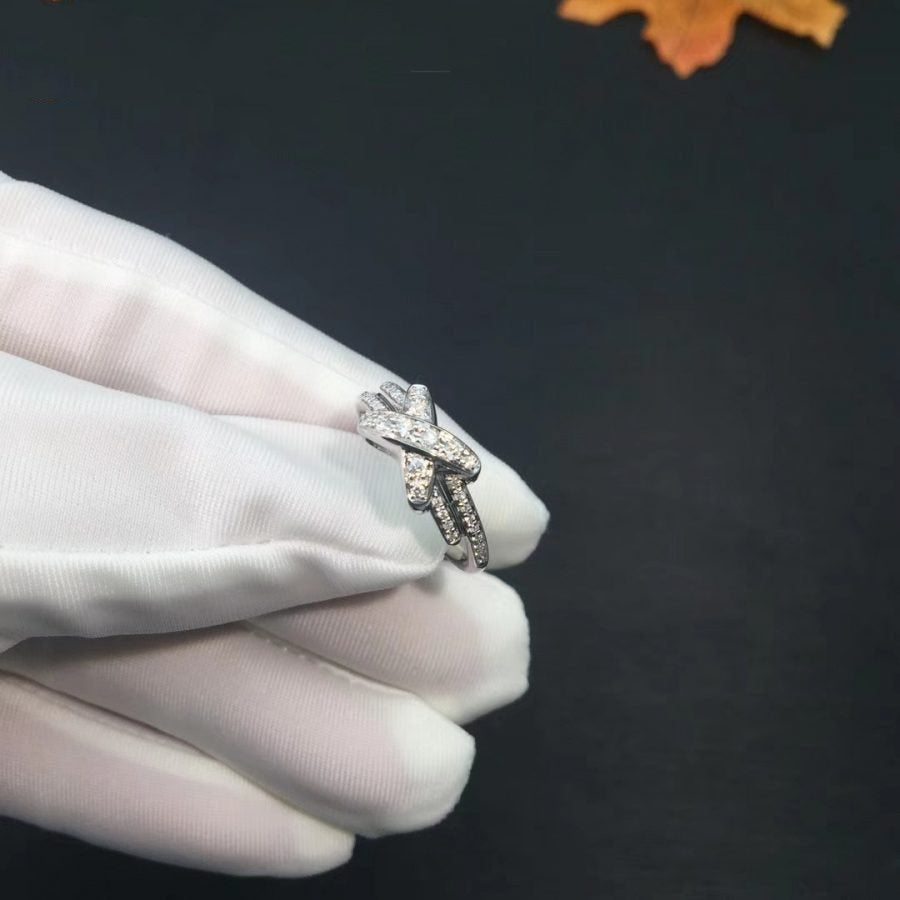 Miro JEUX DE SILVER DIAMOND RING
