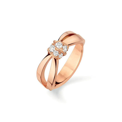 Miro LIENS RING PINK GOLD DIAMOND