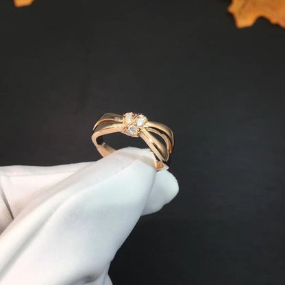 Miro LIENS RING PINK GOLD DIAMOND