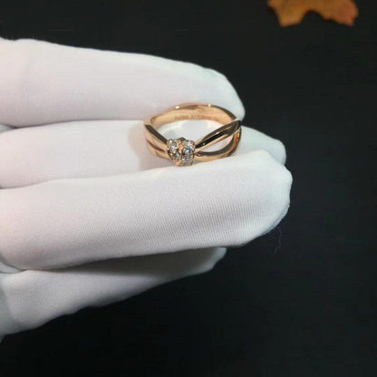 Miro LIENS RING PINK GOLD DIAMOND