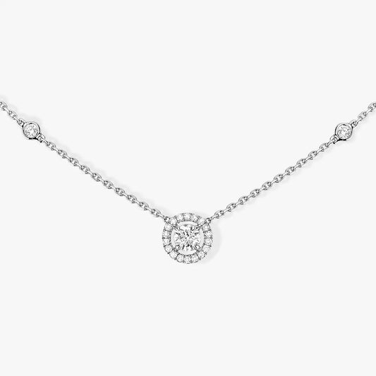 [Miro ] Diamond Necklace 0,20ct Brilliant Shape Joy