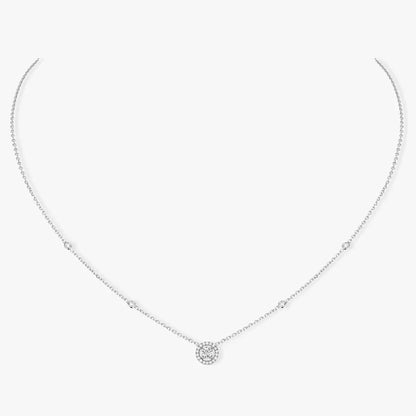 [Miro ] Diamond Necklace 0,20ct Brilliant Shape Joy