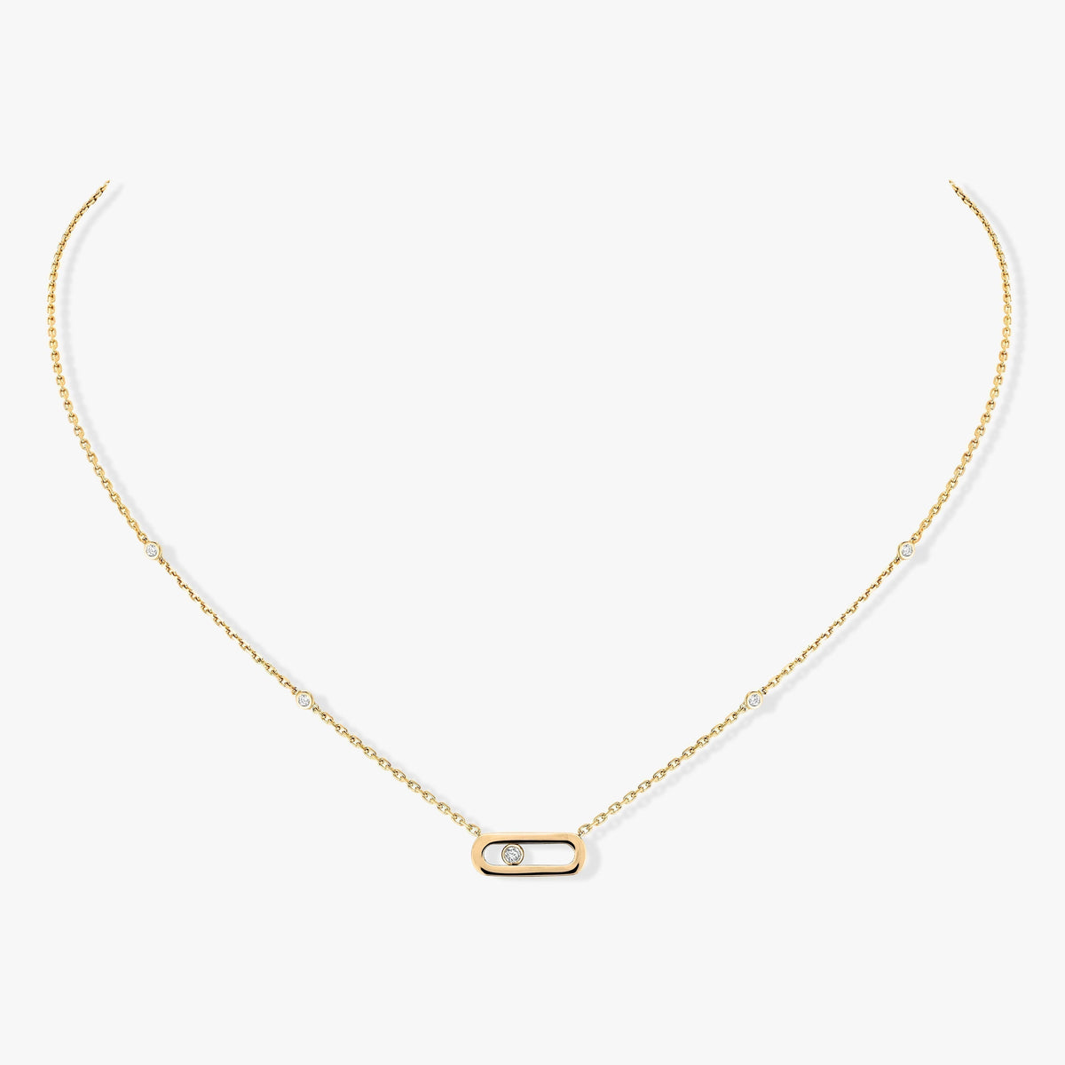 [Miro ] MOVE UNO DIAMOND NECKLACE