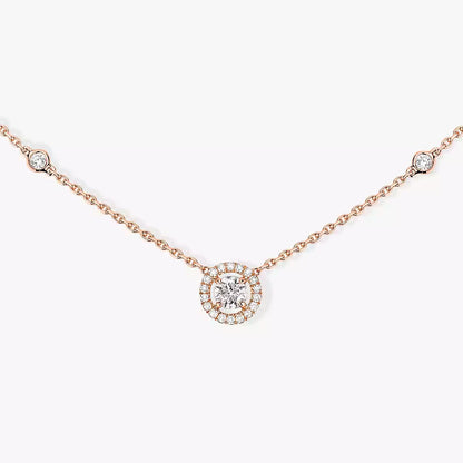 [Miro ] Diamond Necklace 0,20ct Brilliant Shape Joy
