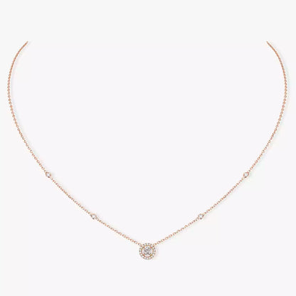 [Miro ] Diamond Necklace 0,20ct Brilliant Shape Joy