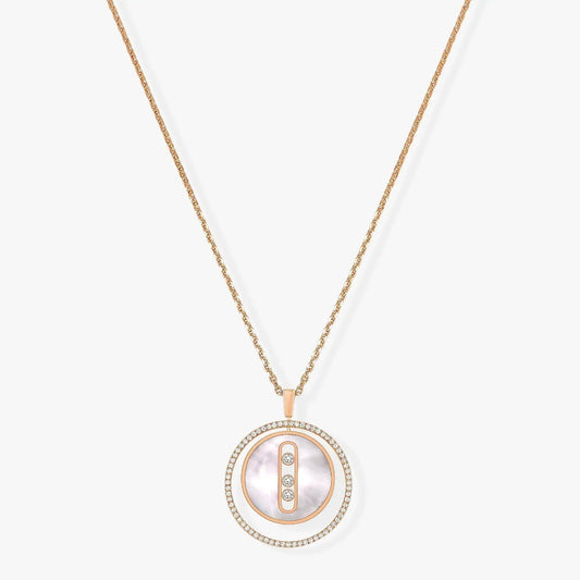 [Miro ]  MOVE MM NACRE BLANCHE DIAMOND NECKLACE