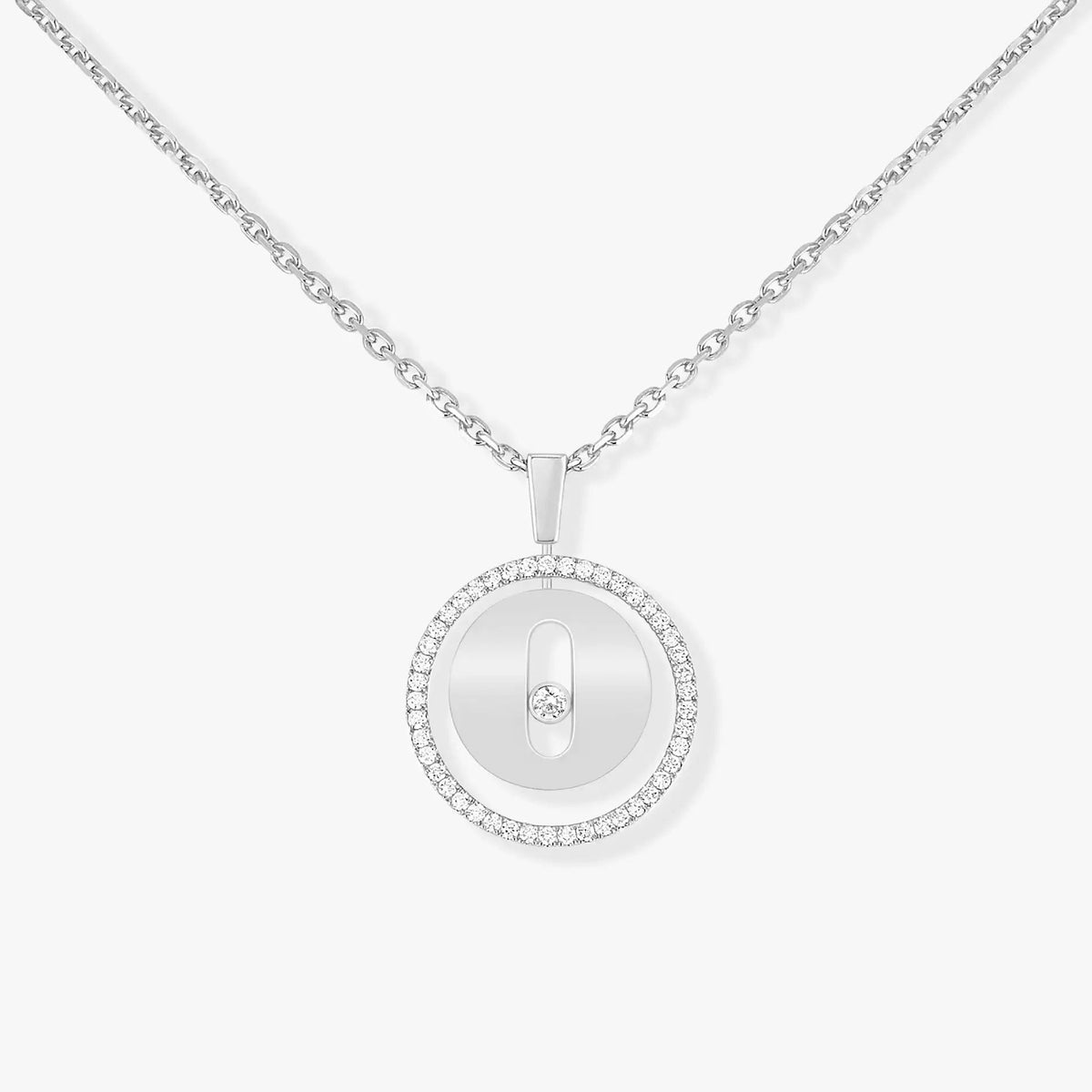 [Miro ]  MOVE PM NECKLACE SILVER DIAMOND