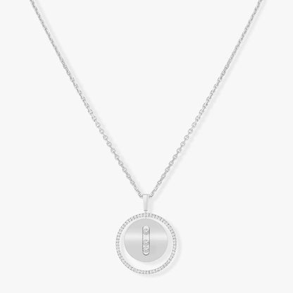 [Miro ]  MOVE MM SILVER DIAMOND NECKLACE
