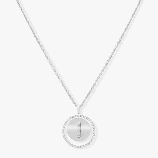 [Miro ]  MOVE MM SILVER DIAMOND NECKLACE
