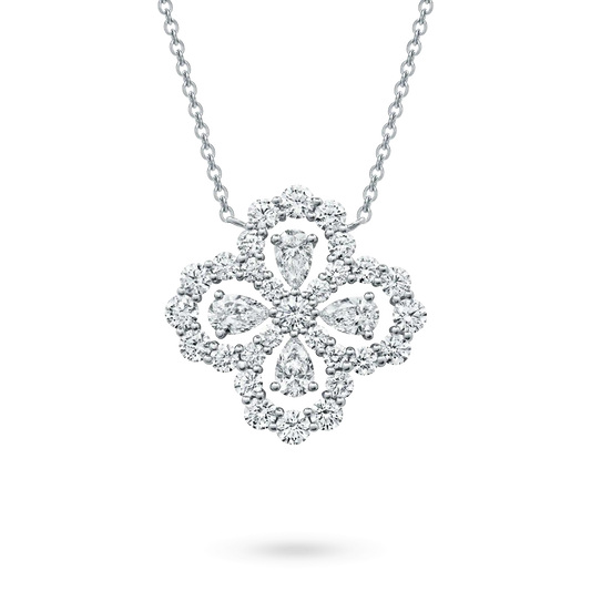 Miro LOOP NECKLACE FULL MOTIF DIAMOND 16MM MULTIPLE COLORS