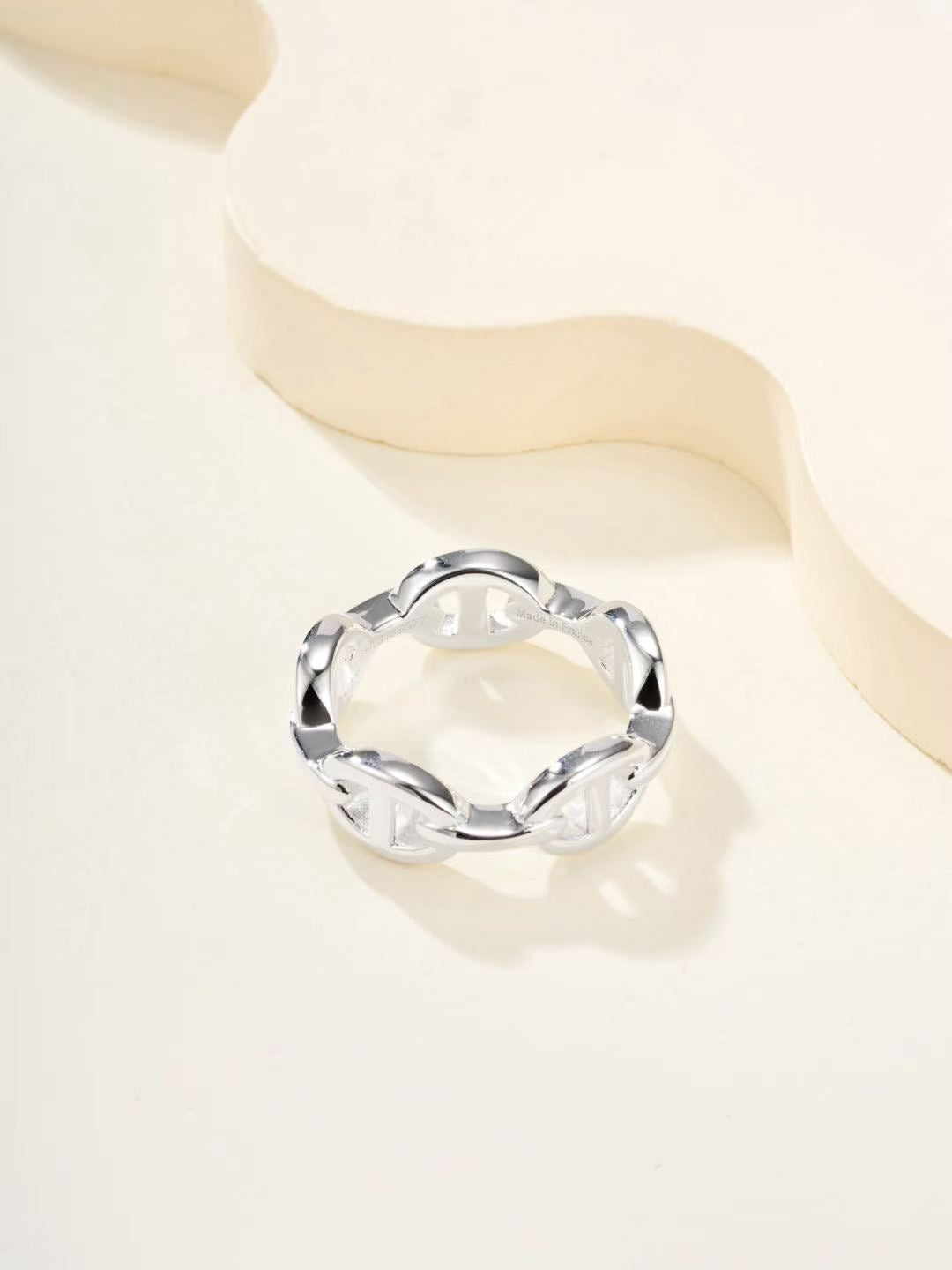 [Miro ]HM Pig Nose Silver Ring