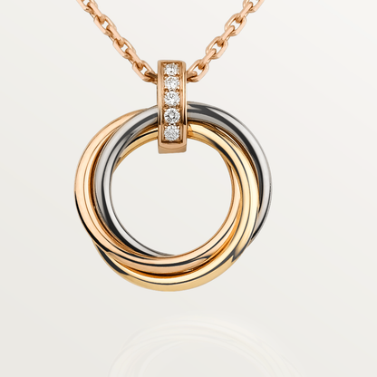 Miro TRINITY NECKLACE GOLD  DIAMONDS