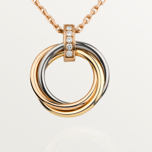 Miro TRINITY NECKLACE GOLD  DIAMONDS