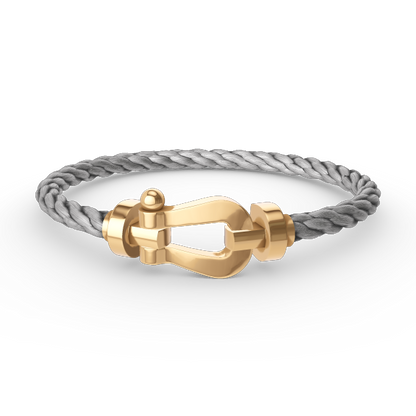 Miro FORCE LARGE HORSESHOE NO DIAMOND BRACELET GOLD