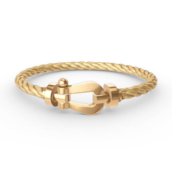 Miro FORCE LARGE HORSESHOE NO DIAMOND BRACELET GOLD