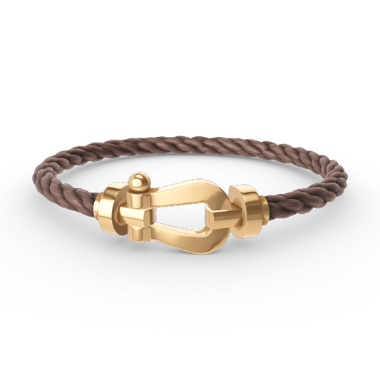 Miro FORCE LARGE HORSESHOE NO DIAMOND BRACELET GOLD